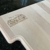VW Cuttingboard with logo Multicampers